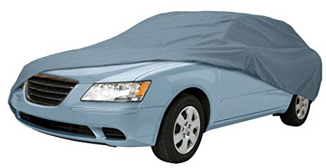 Classic Accessories Over Drive PolyPRO 1 Full-Size Sedan Car Cover, Fits Cars 16' - 17'6 L