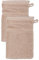 Erwin Müller Waschhandschuh Karlsruhe 2er- Pack 100% Baumwolle beige Größe 15x21 cm - extrem saugstark, leicht, flauschig weich, hautschmeichelnd (weitere Farben)