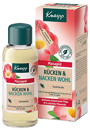 Kneipp Huile de Massage Bien Dos et Cou, 100 ml