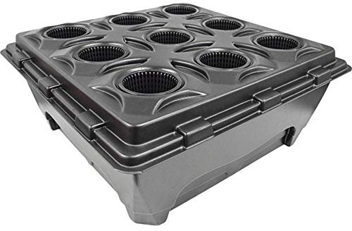 1 2 4 or 6 Pots IWS Deep Water Culture DWC OxyPot Bubbler Hydroponic System Kit (9 - Oxypot V9)