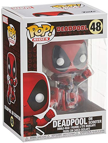 Funko Pop! Rides: Deadpool - Deadpool & Scooter - Vinyl-Sammelfigur - Geschenkidee - Offizielle Handelswaren - Spielzeug Für Kinder und Erwachsene - Comic Books Fans - Modellfigur Für Sammler