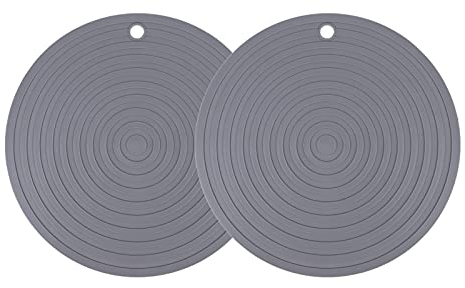 SEX POINT Napfunterlage Hund Katzen, wasserdichte und rutschfeste Silikon-Futternapf-Unterlage, Futtermatte für Hunde Katzen Geeignet für Mittlere und Kleine Haustiere (Grau)