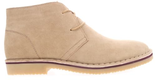 Propét Men's Findley Suede Ankle Boots, Desert Camel, 9 XX-Wide US