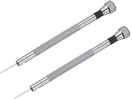 uxcell Micro Precision Screwdriver, 1.0mm Slotted Head for Watch Eyeglasses Electronics Repair 2 Pcs