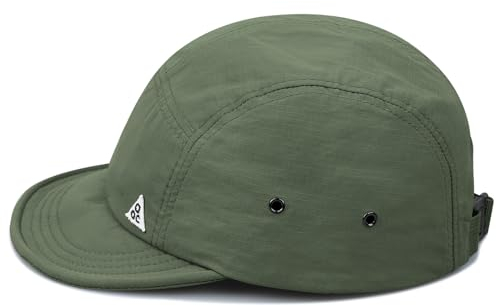 CLAPE 5-Panel Wasserdicht Sportkappe - Leichte Basecap Herren mit Verstellbarem Schirm - Outdoor Sommer Cap UPF50+ Fitted Cap