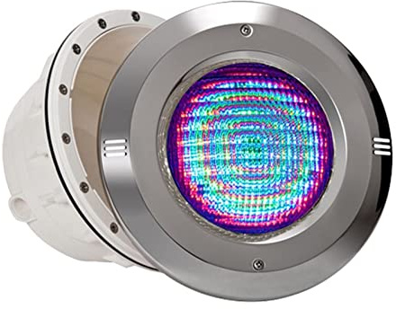 Kit luci for piscina a LED con alloggiamento Par56 - illuminazione e paesaggio Faretto a fascio, materiale in acciaio inossidabile impermeabile IP68, for nicchia di lampada for piscina in cemento for