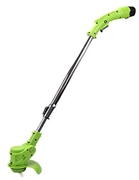 DDKYHU Cortacésped rotativo, cortacésped inalámbrico con batería de 3000mAh, cortacésped eléctrico para el hogar, cortacésped telescópico Ligero, 14cm