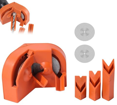 Drill Bit Sharpener,Drill Bit Sharpener for All Bits,Multipurpose Drill Bit Grinding Sharpener for High-Speed Steel, Masonry, Carbide, Cobalt & Tin-Coated Drill Bits (1pcs)