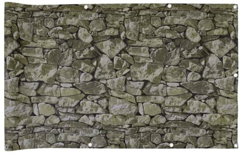 vidaXL Garten-Sichtschutz Steinoptik Grau 800x90 cm PVC