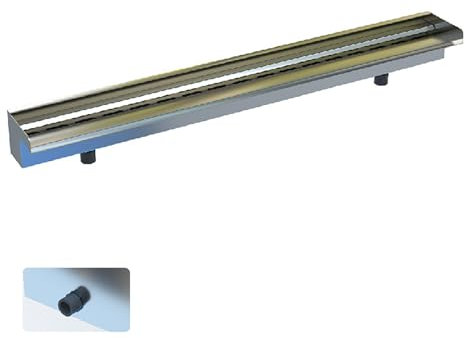 Fontaines de Cascade de Piscine, Déversoir de Piscine en Acier Inoxydable 304 pour Jardin de Descente Pure en Extérieur, avec Plate-Forme de Débit D'eau Plus Large et Connecteur de Tuyau(120cm/47.2in)
