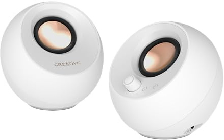 Creative Labs Pebble PRO 2.0 USB Computer Speakers - White