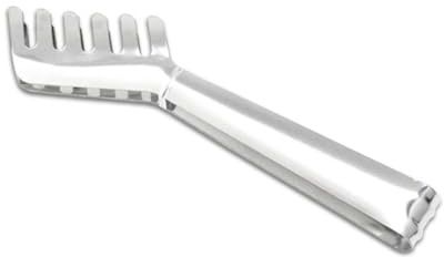 IMIKEYA Pinzas para Pasta de Acero Inoxidable con Mango Ergonómico Clip para Espaguetis y Ensalada Pinzas de Cocina Multifuncionales para Servir y Asar