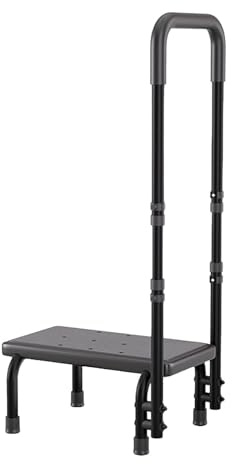 Wuvfojca Taburete Escalonado - Ajustable, Resistente y Antideslizante | Escalón Plegable Ligero para Armario,para Ancianos, Embarazadas, Niños, Dormitorio, Cocina, Armario, Bañera, Jardín