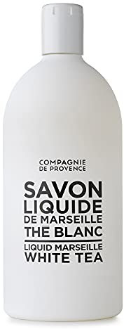 Compagnie de Provence Savon de Marseille Extra reine Flüssigseife, weißer Tee, 1000 ml Nachfüllflasche aus Kunststoff
