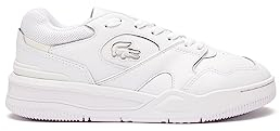 Lacoste Herren Low-Top Sneaker T-Clip 0120 2 SMA, Männer Halbschuhe,schnürschuhe,schnürer,Business,Freizeit,WHT/WHT (21G),38 EU / 5 UK