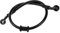 MOCNT 120cm Tubo Freno Moto Tubo Olio Frizione Freno Moto Acciaio Intrecciato Tubo Flessibile Freno Frizione Idraulico Rinforzato Tubi in Treccia Motocross Cavo Linea Guaina Nero