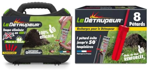 Détaupeur avec Recharges X12 : Lutte contre les nuisibles en toute sécurité