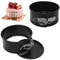 GYSRXS Mini Stampo Torta 2 Pezzi Tortiera Apribile da 11CM Teglia Cheesecake con Fondo Staccabile e Rivestimento Antiaderente Tortiere Rotonde per Torte,Dessert