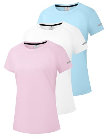 Dam Rash Guard UPF 50+ Solskydd Kort/Långärmad T-shirts Lätt Snabbtorkande SPF UV Simskjorta