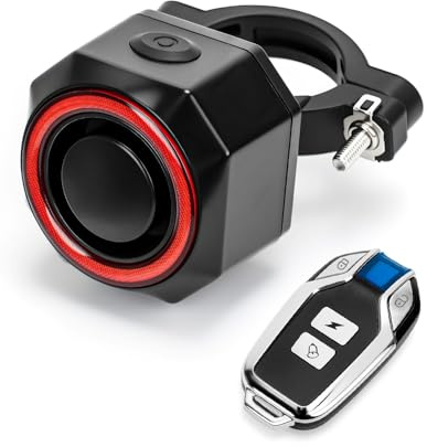 CEMOFE Drahtloses Elektrofahrrad-Diebstahlsalarm Fahrradalarm Mit Fernbedienung 110dB IP65 Wasserdicht Für MTB E-Bikes Scooter Motorräder