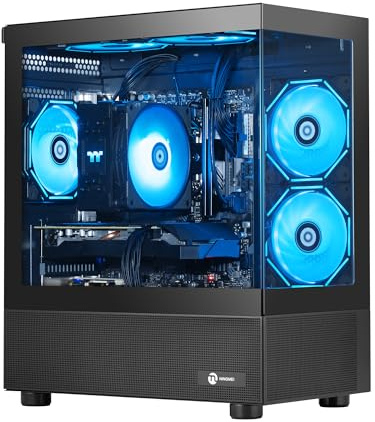 NINGMEI PC Gamer | Intel Core i5 12400F 4.4GHz | GeForce RTX 5060 8Go | 16Go DDR4 RAM 3200MHz | 1To NVME SSD | 650W PSU | Windows 11 Home 64 Bit | WiFi | Noir