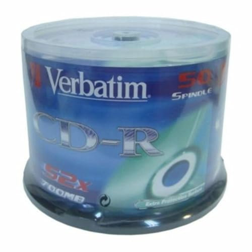 Verbatim CD-R 80 Minute DataLife – Pack of 50