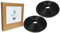 2X AquaHouse 190mm Charcoal Filter Compatible with Various Cooker Hoods by AEG, Britannia, Candy, Electrolux, Zanussi