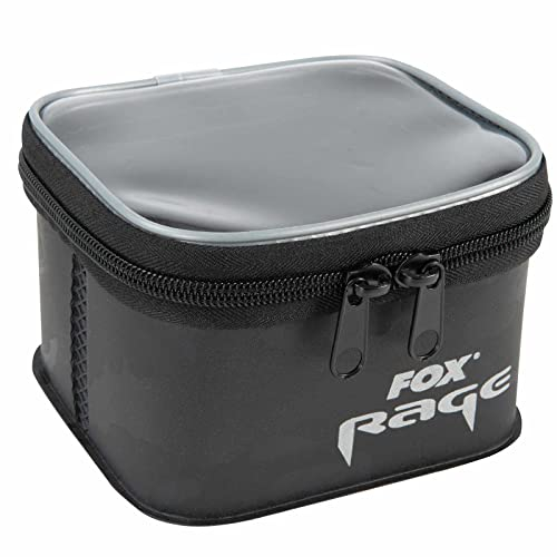 Fox Rage Small 14x12,5x9cm Camo Accessory Bag - Tasche für Spinnzubehör, Zubehörtasche für Raubfischtackle, Angeltasche zum Spinnangeln