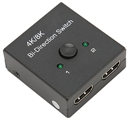 Commutateur HDMI 8K, Commutateur HDMI Bidirectionnel 4K pour PS5 pour pour PS3 pour Series X S, Prend en la Commutation Bidirectionnelle pour Lecteurs DVD TV
