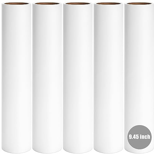 Fusselroller-Nachfüllpackungen für 24 cm – 24 cm große Fusselrollen für Tierhaare, extra klebrig, 5 Nachfüllungen, insgesamt 300 Blatt