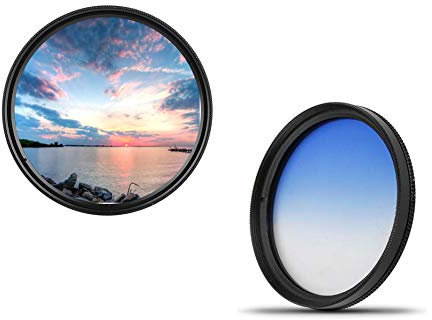 Filtre dégradé professionnel bleu 43 mm 43 mm dHD DIGITAL Gblau