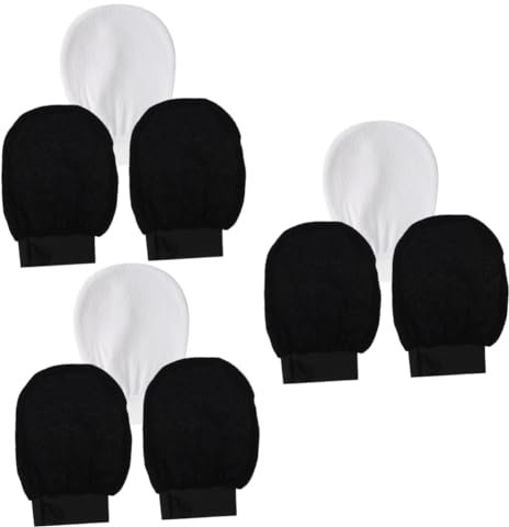 minkissy 9stücke Exfolierende Duschhandschuhe Aus Kunstseide Hautpeeling-mitts Für Sanfte Reinigung Und Peeling Von Körper Armen Beinen Und Mehr Wiederverwendbar Und Leicht Für