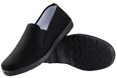 Xalteafe Chaussures Chinoises en Tissu,Chaussons Martiaux Traditionnels Chinois,Tai-Chi Vieux PéKin Chaussures DéContractéEs,Chaussures DéContractéEs en Vieux Tissu De PéKin,Chaussures Kung Fu