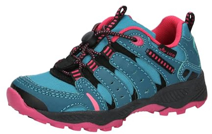 Lico Fremont - Zapatillas de Senderismo y Senderismo Unisex para niños, Petróleo Negro Rosa, 30 EU