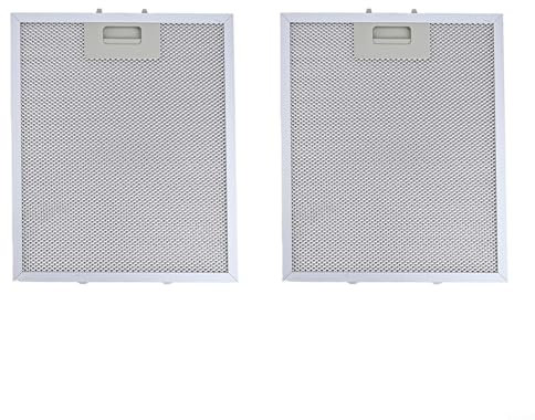 Bebykilemi 2 filtros, 2 filtros de grasa de malla de aluminio, reemplazo de filtros de campana extractora, 300 x 250 mm