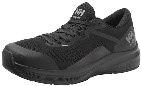 Helly Hansen Barcode Aluminum Toe Work Shoes, 990 Black, 10 Wide