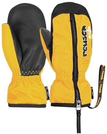 Reusch Ben Mitten guanti caldi, antivento e traspiranti guanti invernali per bambini, ragazzi e ragazze per lo sci di tutti i giorni e la slitta sulla neve