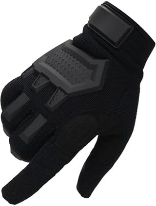 WMAMBZNDHP Guantes tácticos Touch Scree for Hombre, de Dedo Completo, for Paintball, Airsoft, Deportes al Aire Libre, Tiro, Senderismo, Carreras, policía(Black,M)