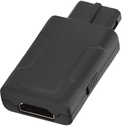 Oreilet Adaptador Multimedia HD para Consola de Juegos Retro N64 SFC, Convertidor Multimedia Digital HD Portátil Compatible con 4:3 16:9 Plug and Play