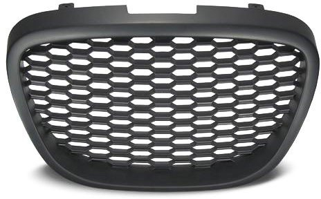 Waben- Gitter- Kühler- Sport- Front- Rippen- Grill ohne Emblem Schwarz Eintragungsfrei