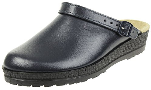 Rohde Neustadt d Clogs Damen Hausschuhe Schuhe 1440 blau, Schuhgröße:39 EU