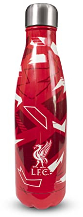 Hy-Pro Officially Licensed Liverpool F.C. Thermal Bottle - Stainless Steel, Double Wall, Vacuum Flask, Fade Design, Lightweight, Leakproof, Great Football Gift Idea