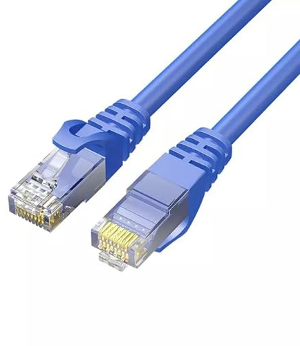 Pipestation Ethernet Cable 1m - 1GBPS High-Speed Internet Cable For Gaming & Streaming - RJ45 Cat 6 LAN Cables with Universal Compatibility - Ethernet Cables for Wired Router Broadband Connection