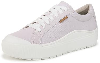 Dr. Scholl's Shoes Womens Time Off Sneaker White Smooth 7 W