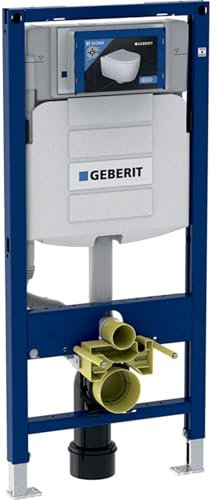 Geberit Duofix WC suspendido, 112 cm, con cisterna empotrada Sigma incl. caja de alimentación y conexión, 111.900.00.5