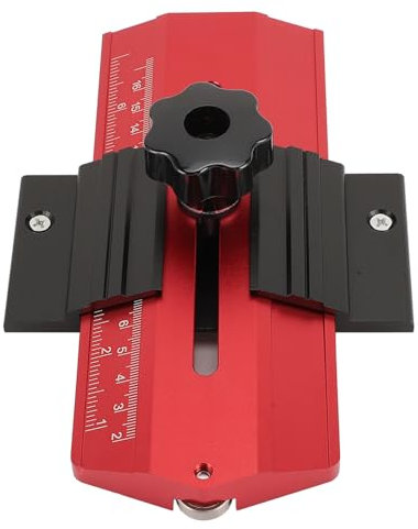 Gabarit pour scie à table, Guide de gabarit pour scie de table en acier inoxydable, Positionneur de tranchage Jauge de contour Outils de travail du bois pour table de toupie