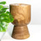 DARO DEKO Holz Blumentopf braun rund Pokal 22 x 34cm mit Einsatz Pflanz-Topf Über-Topf