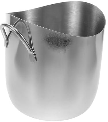 Toyvian Cubitera De Inoxidable Doble Resistente Corrosión y De Limpiar para Enfriar y Bebidas Bares y