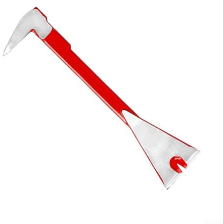 Barra de palanca resistente para eliminación de clavos, 7.87 pulgadas, 9.64 pulgadas, 11.8 pulgadas, 8 pulgadas, con ranuras de doble garra para quitar clavos de piso de zócalo (205 mm)