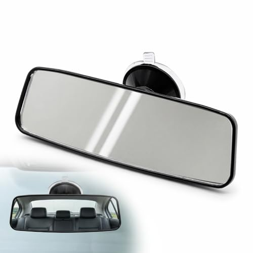 Rear View Mirror for Driving Test, Car Mirror with Suction Mount, Interior Mirror for Driving Instructor and Examiner, Clear Rearview for Driving Test